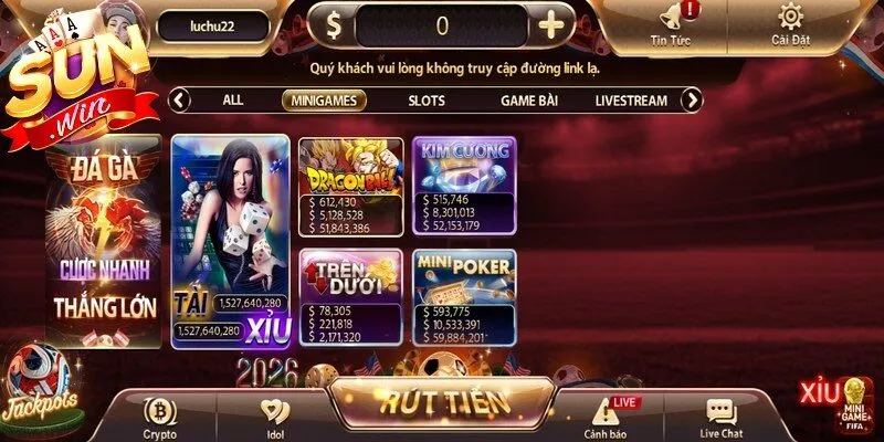 MiniGame là tập hợp những trò chơi tại Sunwin có thời gian mỗi ván cực ngắn